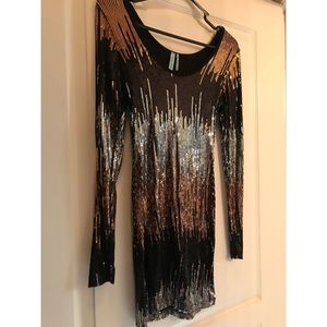 Marciano sequin party dress